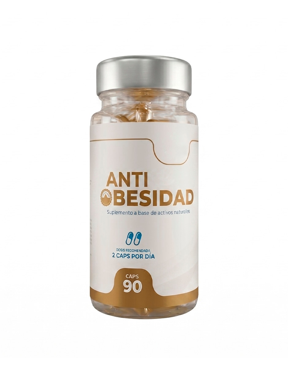 Suplemento alimenticio anti obesidad fórmula inteligente 90 cápsulas con cafeína